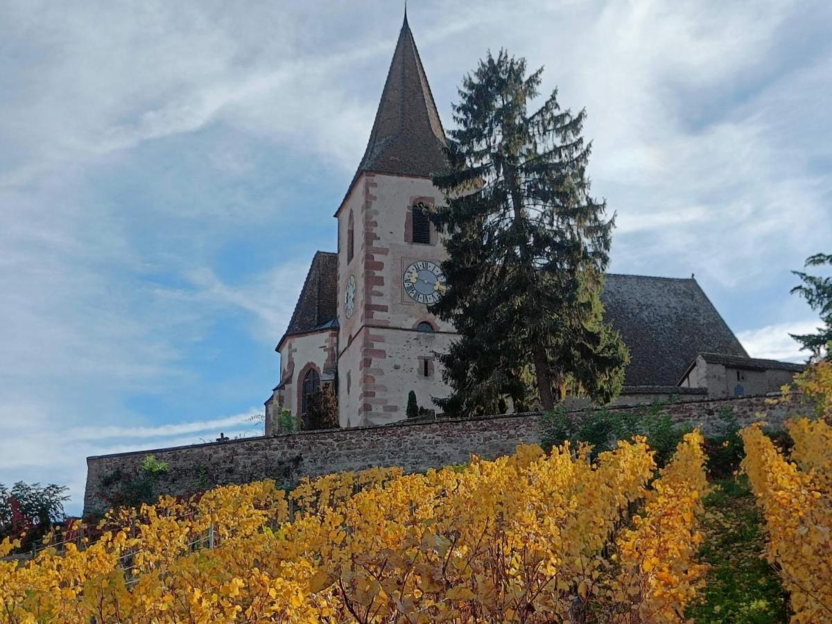 Un Balcon Sur Les Toits Apartment Beblenheim Bagian luar foto